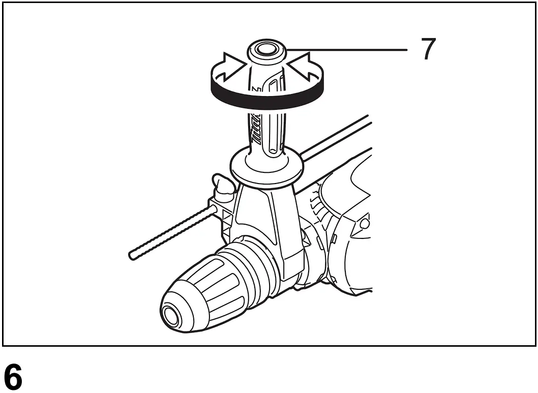 HR4002 1-9/16" Rotary Hammer Assembly illustration