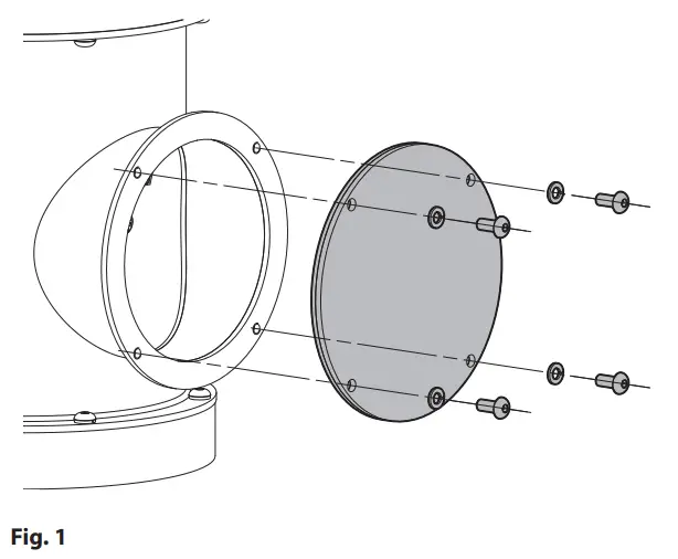 VIDEOTEC NXPTZSFP Adaptor - fig1