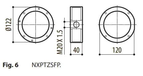 VIDEOTEC NXPTZSFP Adaptor - fig6