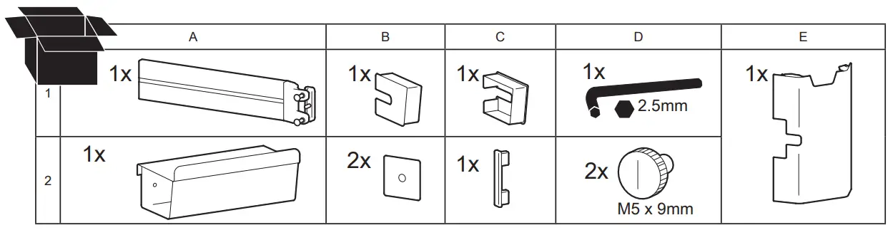 ergotron 98-468 CareFit Printer Bracket - 1