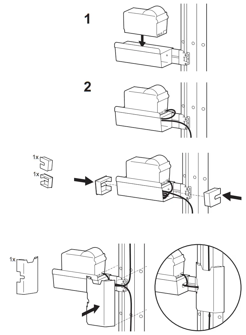 ergotron 98-468 CareFit Printer Bracket - 9