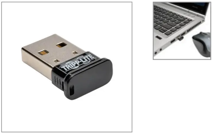 TRIPP LITE U261-001-BT4 Mini Bluetooth 4.0 Class 1 USB Adapter