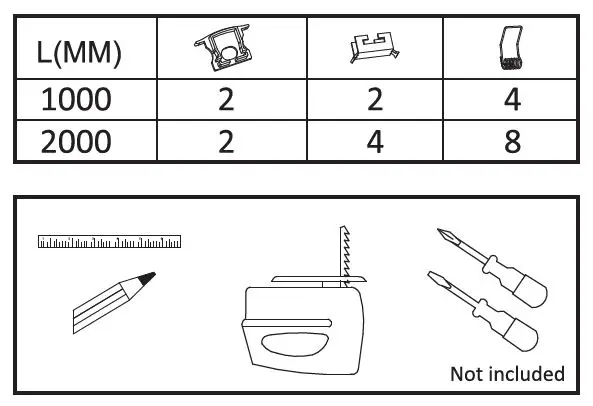hama BP-17.4x7 LED Strip Profile fig 2