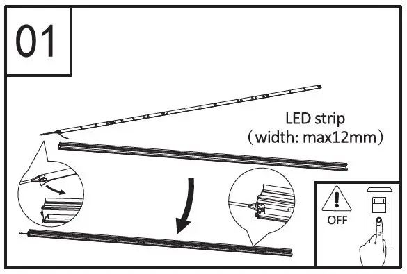hama BP-17.4x7 LED Strip Profile fig 3