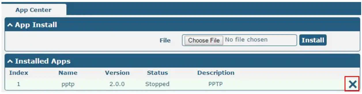 robustel PPTP Point to Point Tunneling Protocol App - setting 6