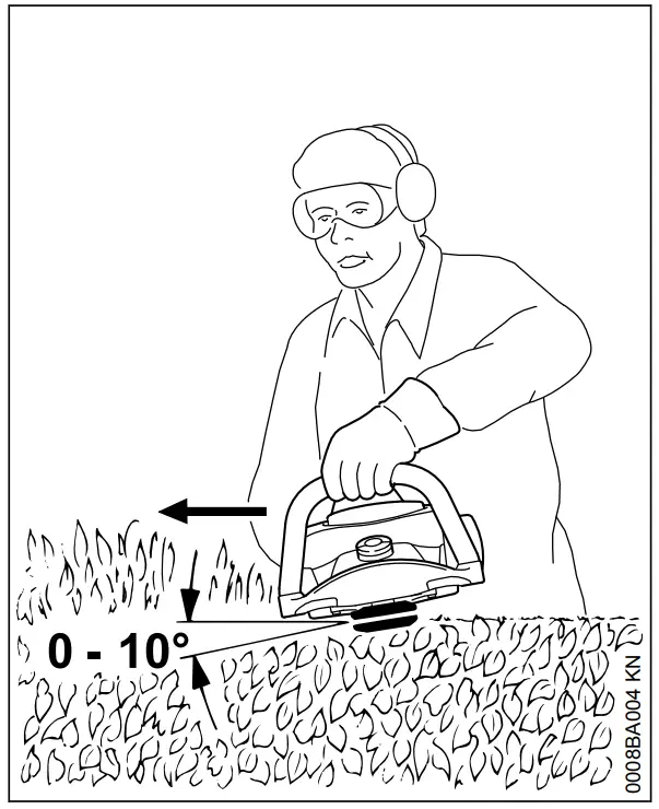 STIHL HS 46 Light Petrol Hedge Trimmer - Horizontal cut