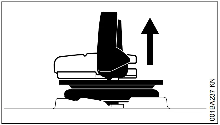 STIHL HS 46 Light Petrol Hedge Trimmer - vertical position 2