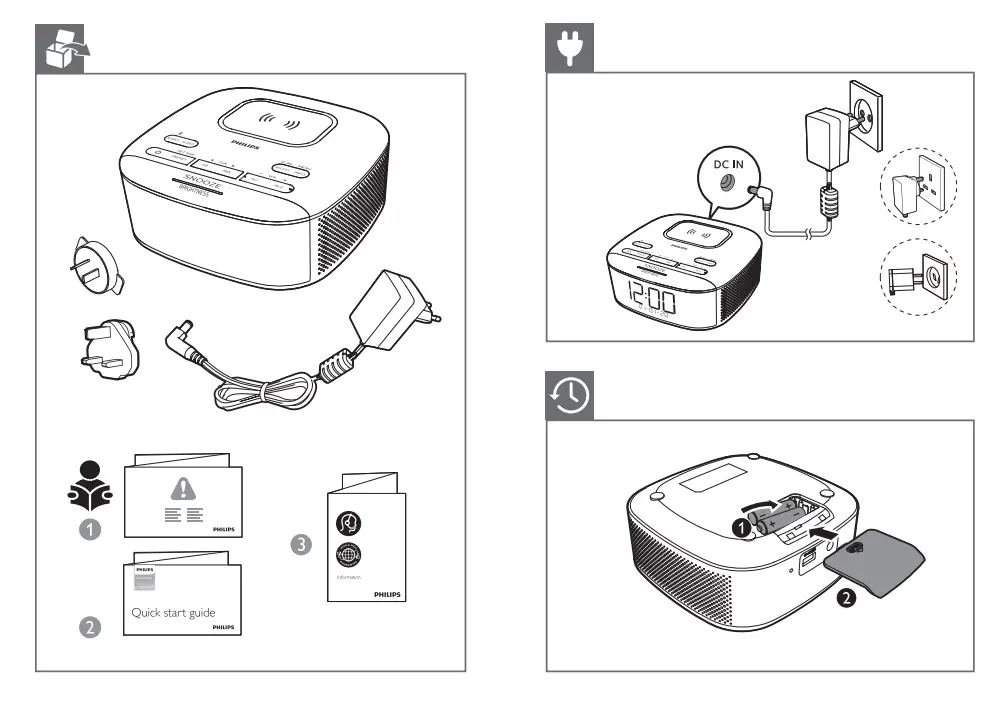 PHILIPS TAR7705 7000 Series Clock Radio fig 1