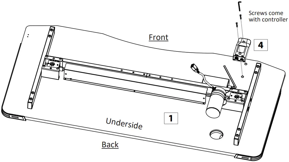 highmore HM GD010 001 Tron Motorized Height Adjustable Gaming Desk - Fig 16