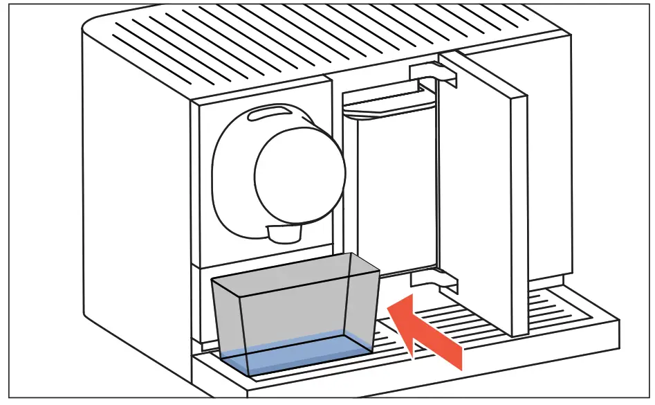 NESPRESSO MOMENTO Coffee and Milk Machine - milk fridge2