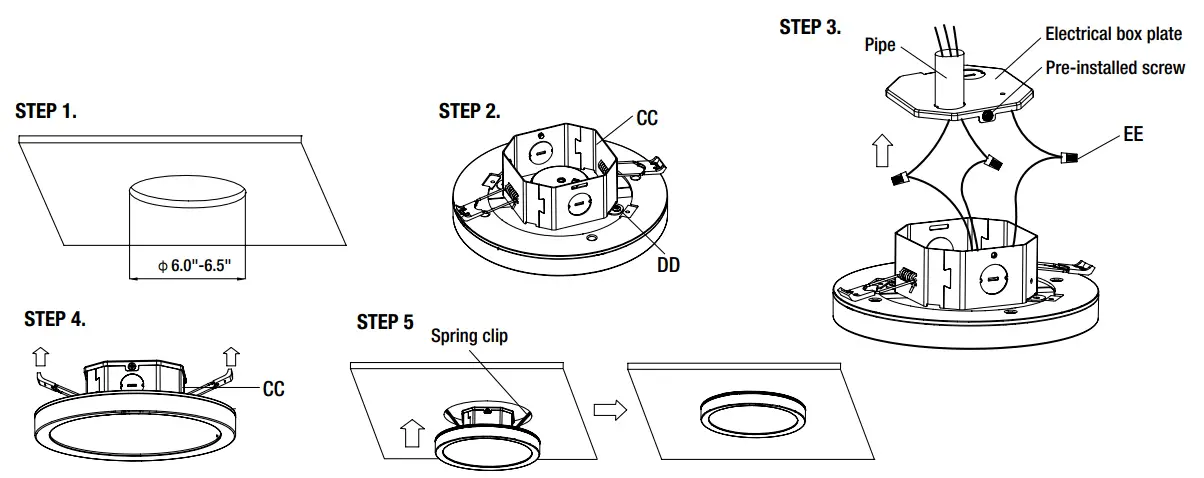 Commercial-Electric-56568191-7.5-Inch-LED-Color-Changing-Recess-Or-Surface-Mount-Fixture-with-Night-Light-FIG-4