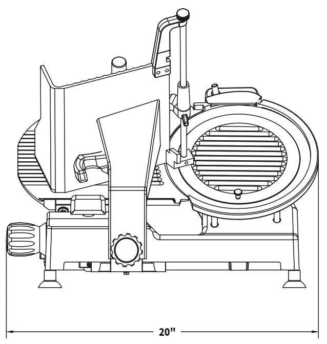 Berkel B10 SLC Gravity Feed Slicer - infinite