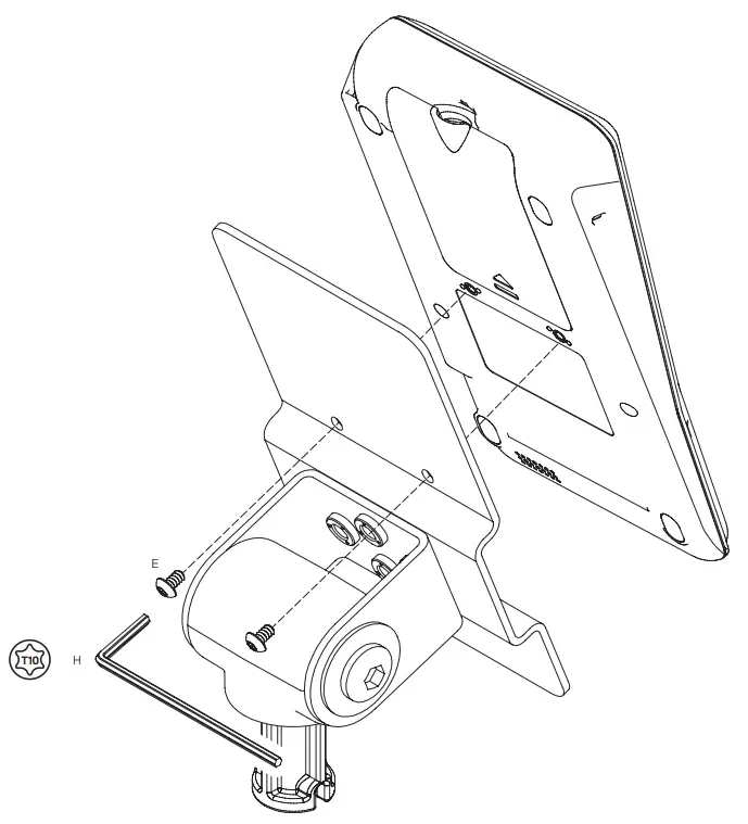 INNOVATIVE Verifone P200 Wall Mount - 3