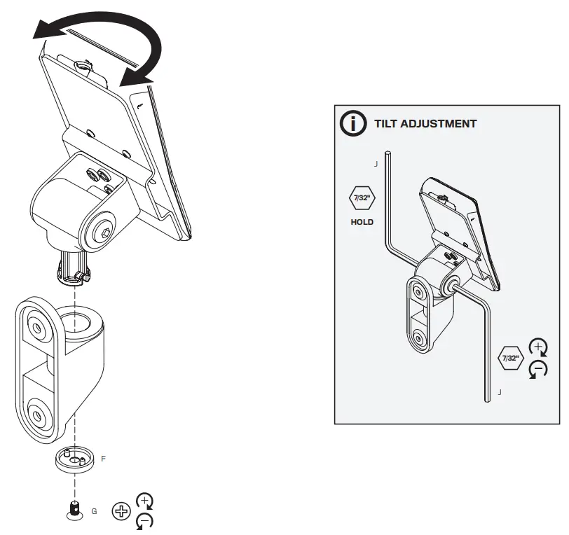 INNOVATIVE Verifone P200 Wall Mount - 4