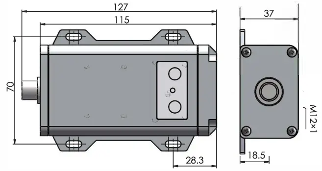 OLEI A090 Laser Distance Sensor - fig1