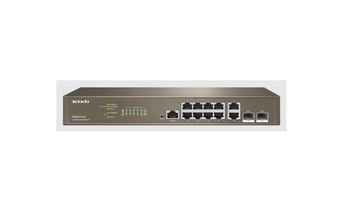 Tenda Teg5312f L3 Managed Switch Installation Guide