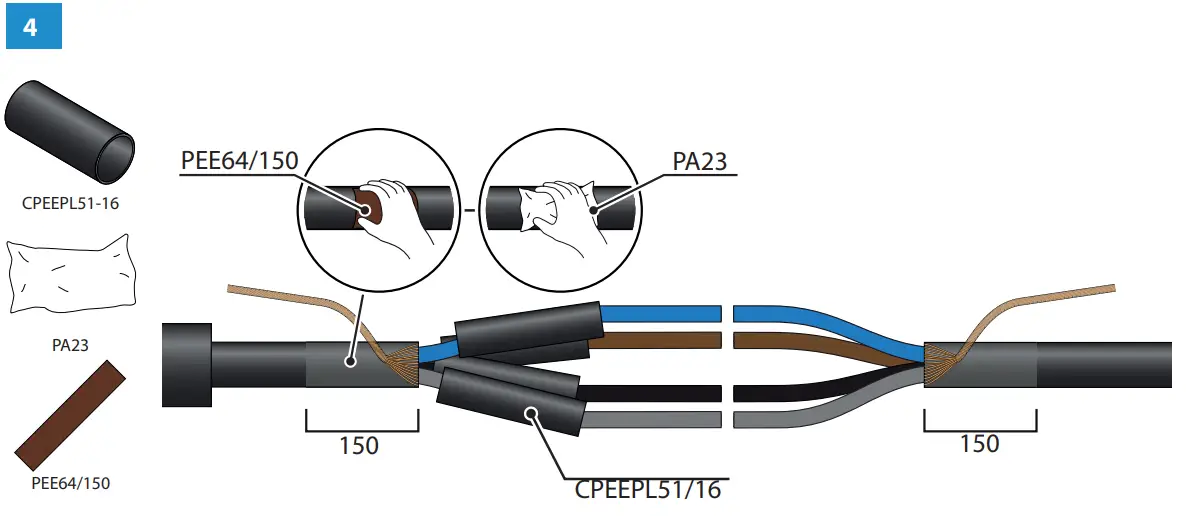 ENSTO SJKV4C Heat Shrink Joint - fig 12