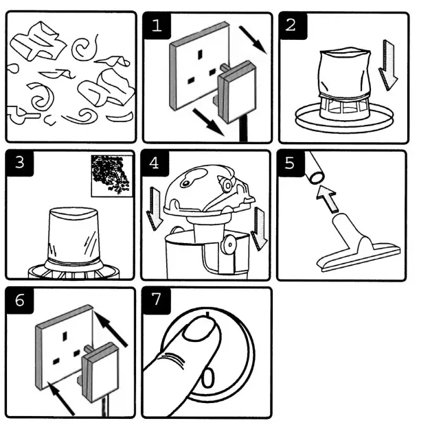 SEALEY PC100 10L 1000W Wet and Dry Vacuum Cleaner - Figure 5