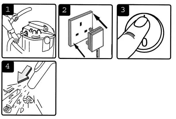 SEALEY PC100 10L 1000W Wet and Dry Vacuum Cleaner - Figure 7