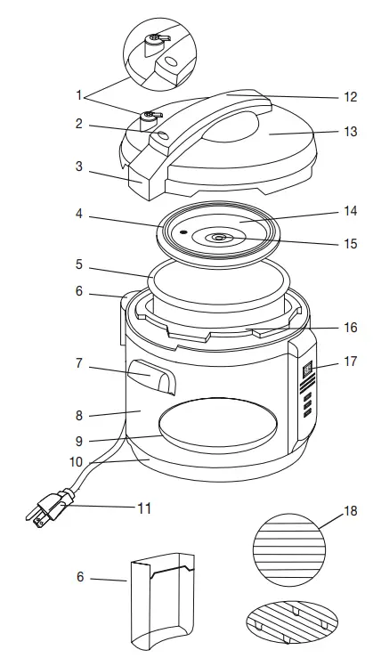 Cuisinart EPC-1200PC Electric Pressure Cooker-1