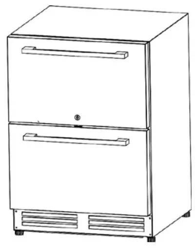 Avanti OR525U5D Outdoor Refrigerator