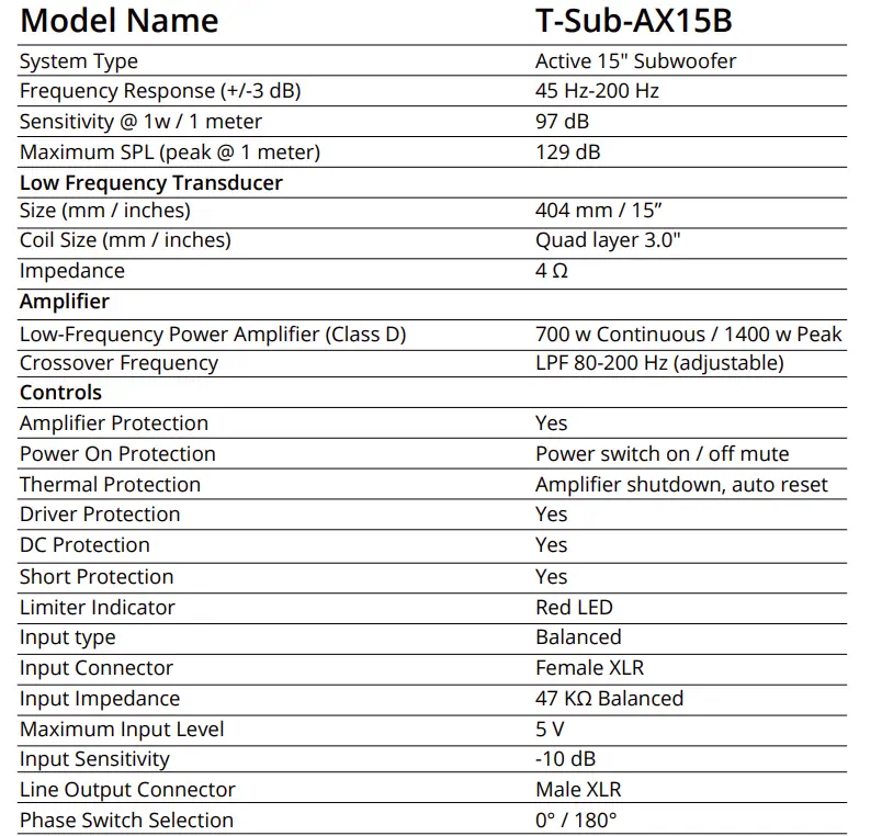 Wharfedale-Pro-T-Sub-AX15B-Active-Subwoofer-fig6