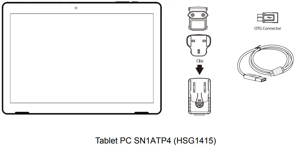 HANNspree SN1ATP4B Apollo Tablet PC - Fig 1