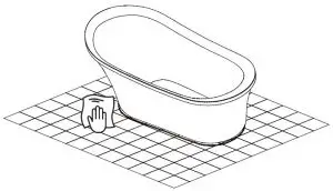 FIG 21 BATHTUB INSTALLATION