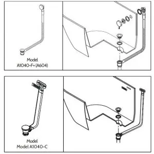 FIG 23 INTERNAL DRAIN INSTALLATION DIAGRAM