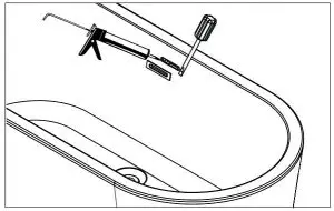 FIG 24 INTERNAL DRAIN INSTALLATION DIAGRAM