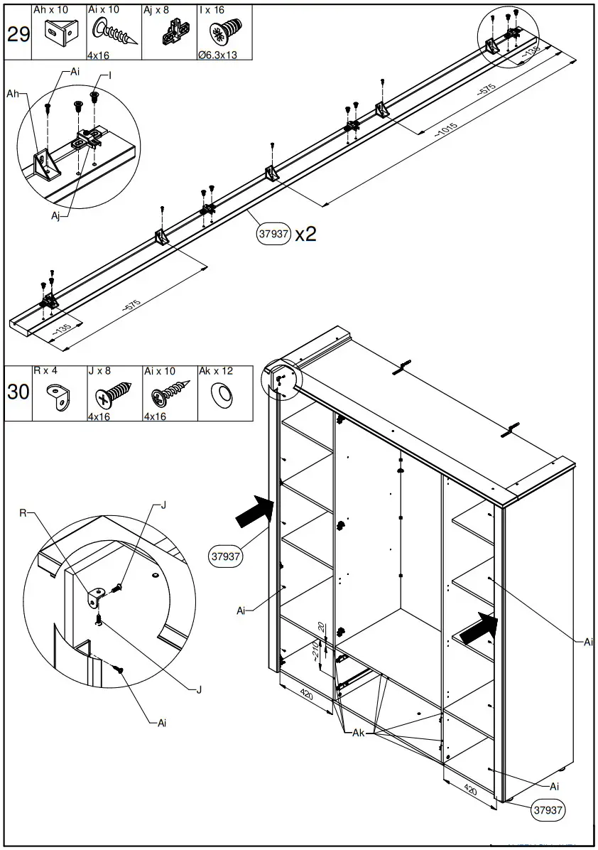 FORMA IDEALE VALENCIA 4K2F Wardrobe - Figure 16