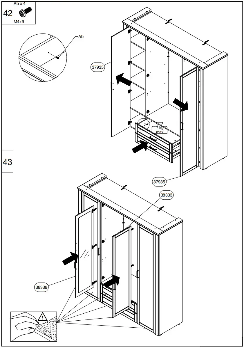 FORMA IDEALE VALENCIA 4K2F Wardrobe - Figure 19