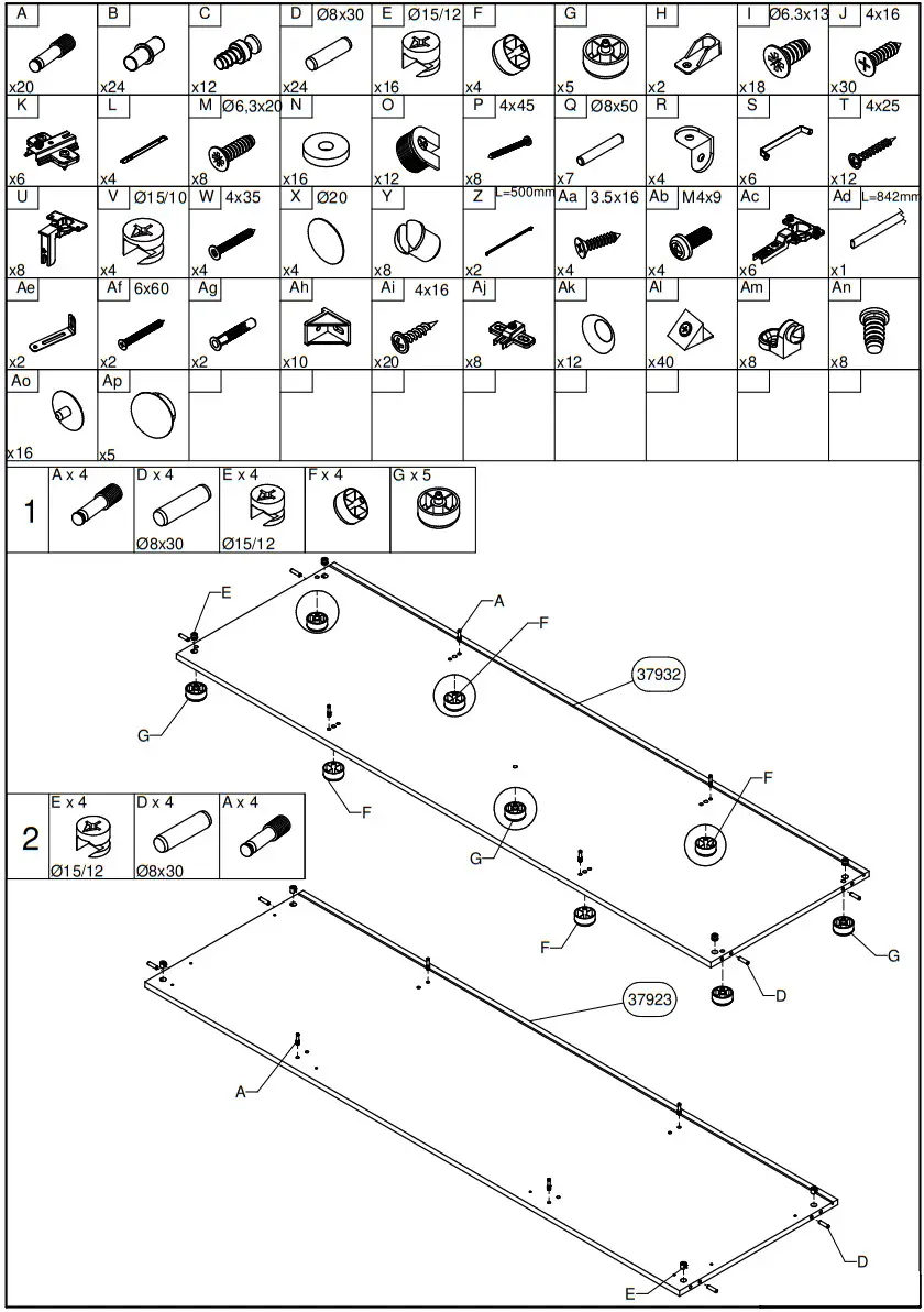 FORMA IDEALE VALENCIA 4K2F Wardrobe - Figure 5
