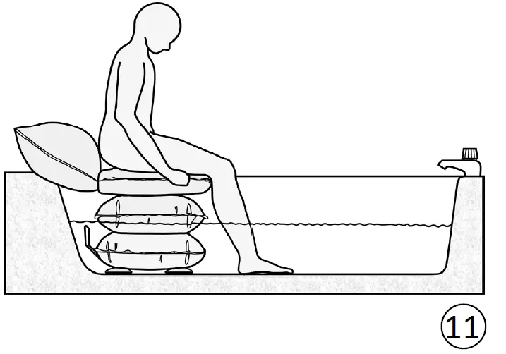 WINNCARE MI0440 Mangar Bathing Cushion 11