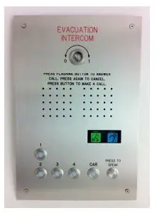 Stannah Passenger Lifts - Evacuation Intercom Mode