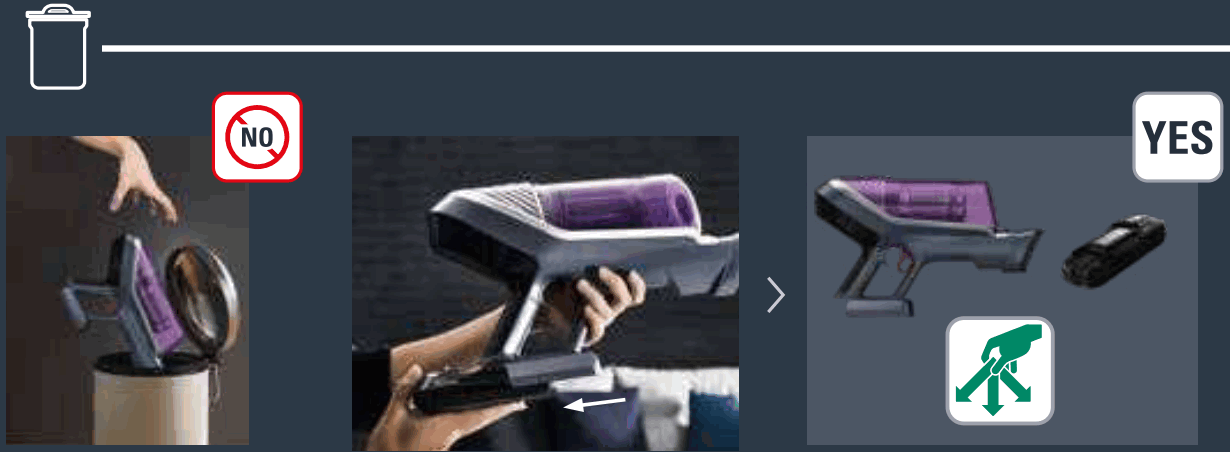 Tefal TY96 X Force Flex Handstick Cordless Vacuum Cleaner - FIGURE 20