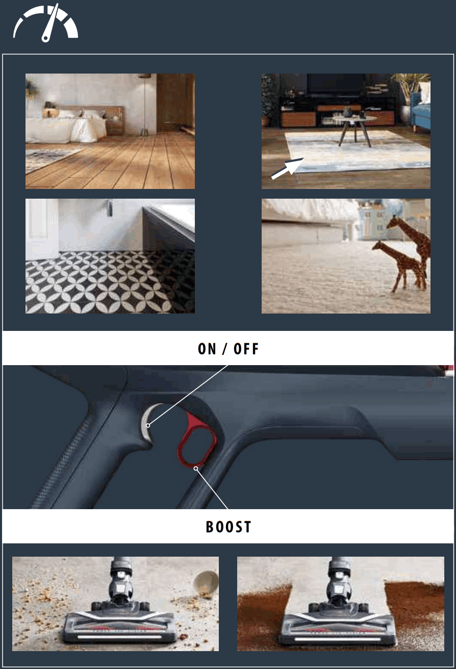 Tefal TY96 X Force Flex Handstick Cordless Vacuum Cleaner - FIGURE 7