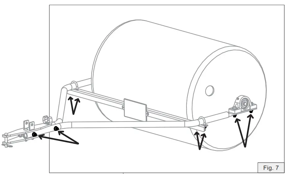 SPYKER R76-2436 Commercial Push and Tow Lawn Roller - fIG11