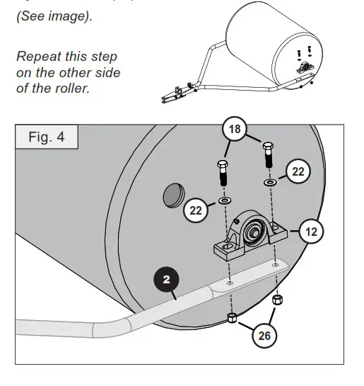 SPYKER R76-2436 Commercial Push and Tow Lawn Roller - fIG8