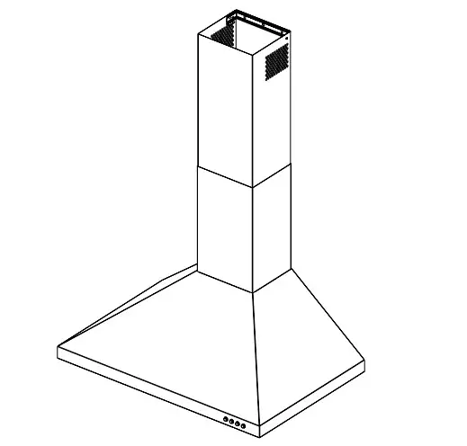 Whirlpool LIB0114550D 30 inches Black Stainless Steel Wall Mount Range Hood