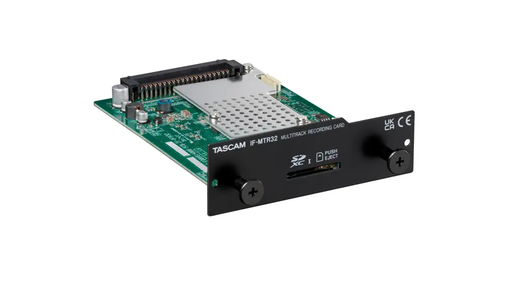 Tascam If-mtr32 Multitrack Recording Card Owner's Manual