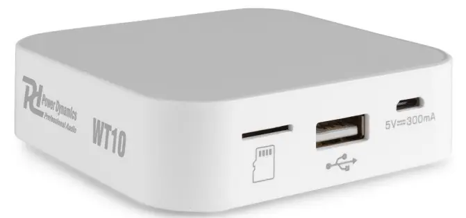 Power Dynamics WT10 WiFi Network Player