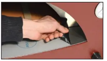 ALFA FXMD-PT-GROA-U Moderno Antique Red Portable Pizza - 4