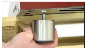 ALFA FXMD-PT-GROA-U Moderno Antique Red Portable Pizza - 5