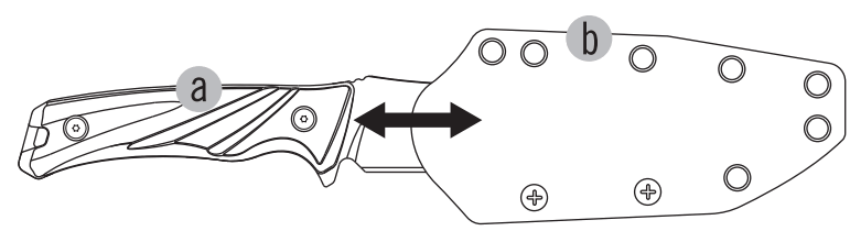 OLIGHT Fortitude Full Tang Outdoors Knife - fig 2