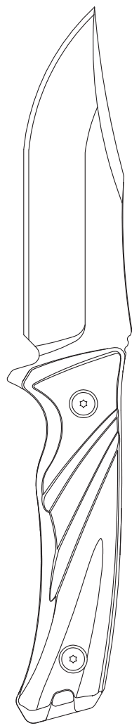 OLIGHT Fortitude Full Tang Outdoors Knife