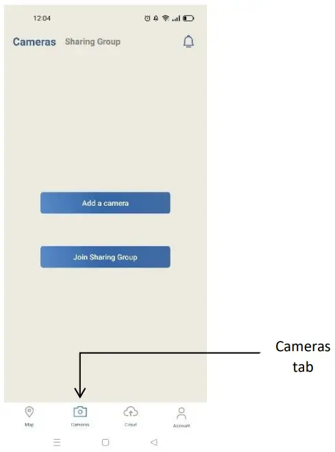 Add your camera in the PIE Cloud App