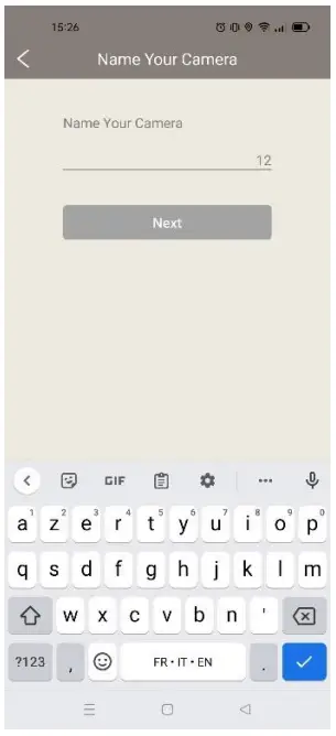 Add your camera in the PIE Cloud App