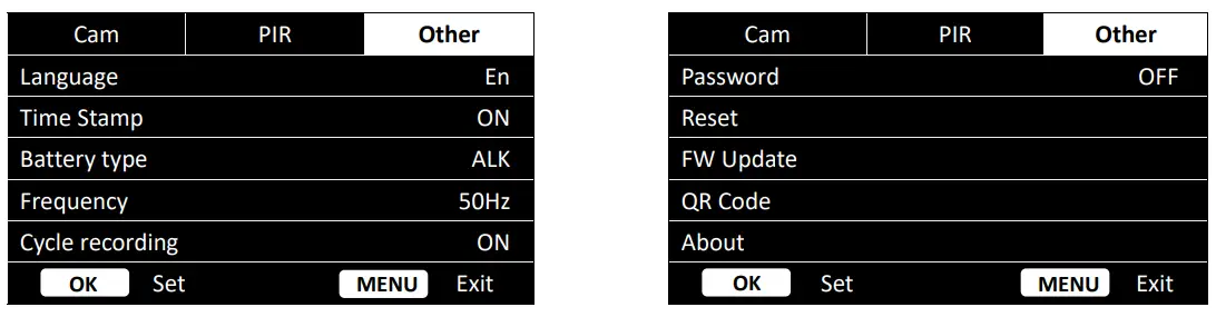 How to customize the camera settings?