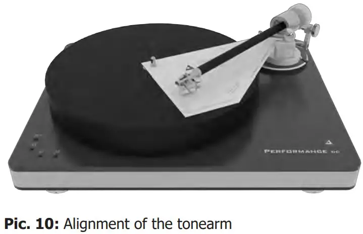 Adjustment of the cartridge